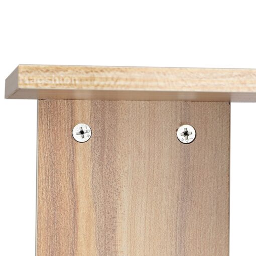 Large Standing Office Wood Book Organizer Storage Shelf 6 Cubes - Image 5