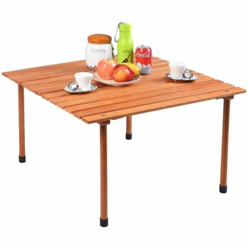 Lightweight Portable Pull Up Camping Foldable Picnic Table - Image 3