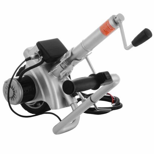 Motorized Bolt On Trailer Jack Caster Swivel Wheel 5000 Lbs - Image 2