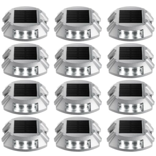 Outdoor LED Low Voltage Solar Pathway Lights 12 Pack - Image 5