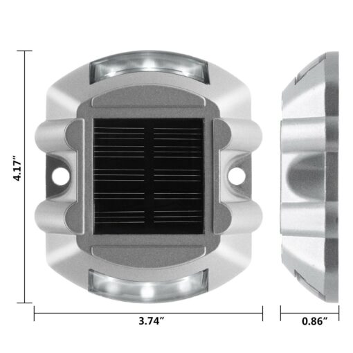 Outdoor LED Low Voltage Solar Pathway Lights 12 Pack - Image 6