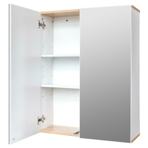 Large Wall Mounted Bathroom Recessed Medicine Cabinet With Mirror - Image 6