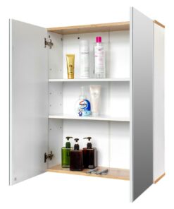 Large Wall Mounted Bathroom Recessed Medicine Cabinet With Mirror