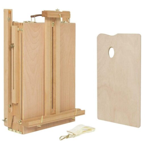 Portable Wheeled Floor Standing Painter Art Display Easel Stand - Image 3