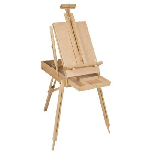 Portable Wheeled Floor Standing Painter Art Display Easel Stand - Image 5