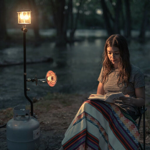 Powerful Portable Outdoor Radiant Propane Camping Heater 3,100 BTU - Image 4