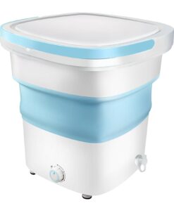 Ultrasonic Portable Folding Compact Clothes Washing Machine