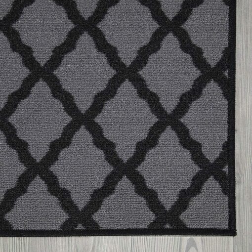 Power Loomed Trellis Hallway Carpet Runner Rug 59" - Image 7