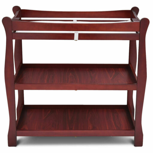 Wooden Baby Diaper Changing Station Storage Table - Image 3