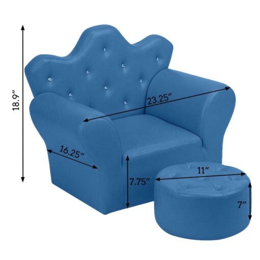 Spacious Kids Playroom Mini Armchair Sofa Couch - Image 6