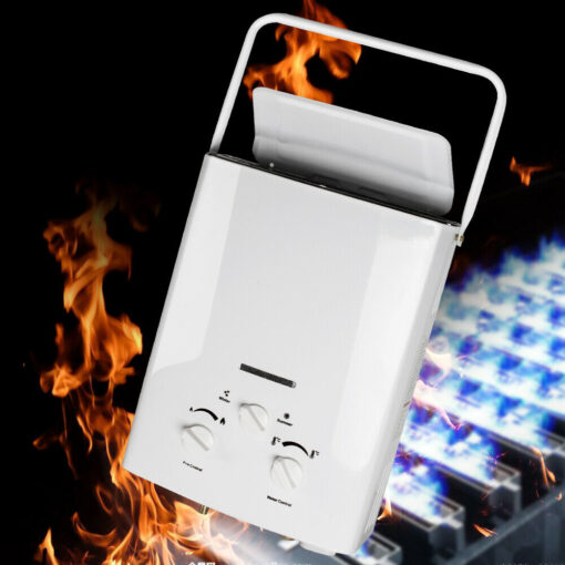 Instant Gas Powered On Demand Tankless Hot Water Heater W/ Shower Head - Image 3