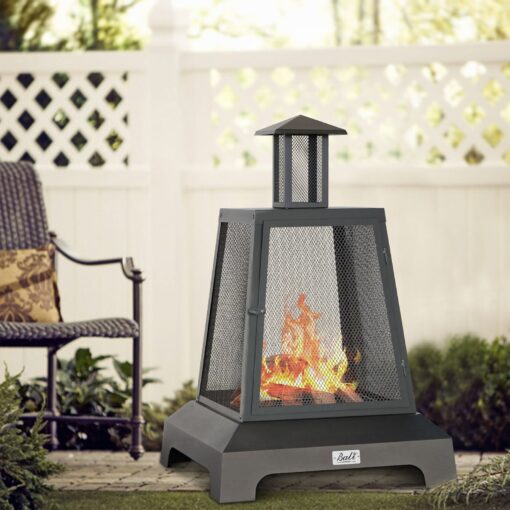 Large Portable Outdoor Backyard Wood Burning Fire Pit 26" - Image 2