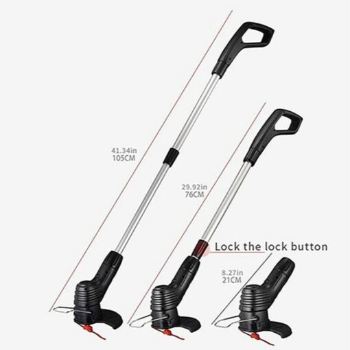 Electric Cordless Battery Operated Weed Eater Grass Trimmer - Image 4