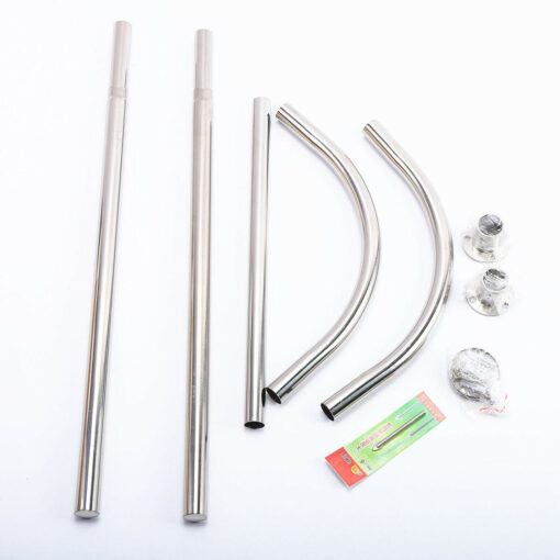 Heavy Duty Curved Bathroom Shower Curtain Rod - Image 7