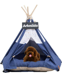 Large Spacious Pop Up Custom Pet Dog Teepee Bed Tent