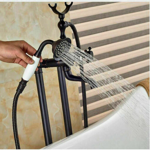 Premium Free Standing Floor Mount Bathtub Filler Faucet - Image 3
