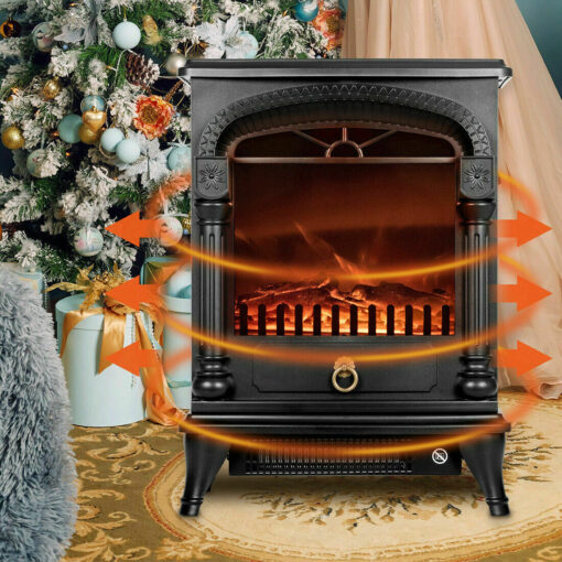 Modern Electric Freestanding Portable Indoor Fireplace Heater 20" - Image 7
