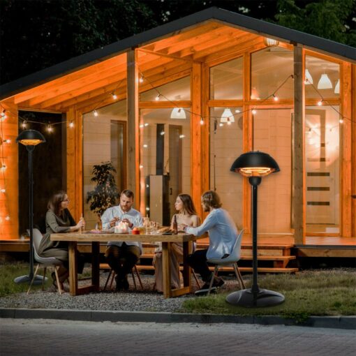 Outdoor Freestanding Portable Electric Infrared Patio Heater 1500W - Image 4