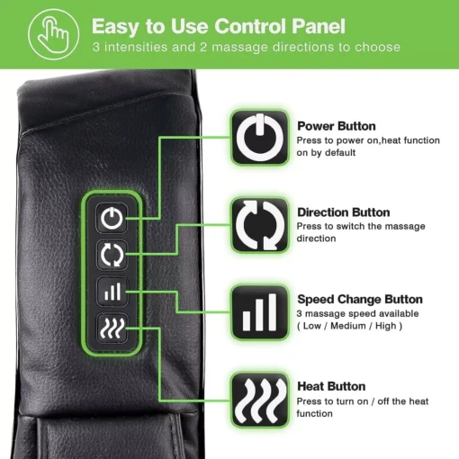 Heated Electric Neck And Back Massager - Image 6