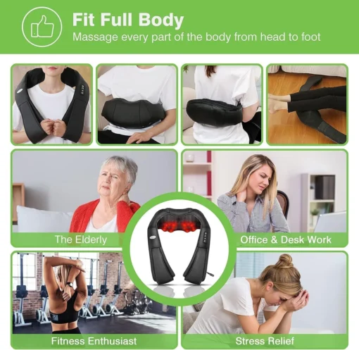 Heated Electric Neck And Back Massager - Image 5