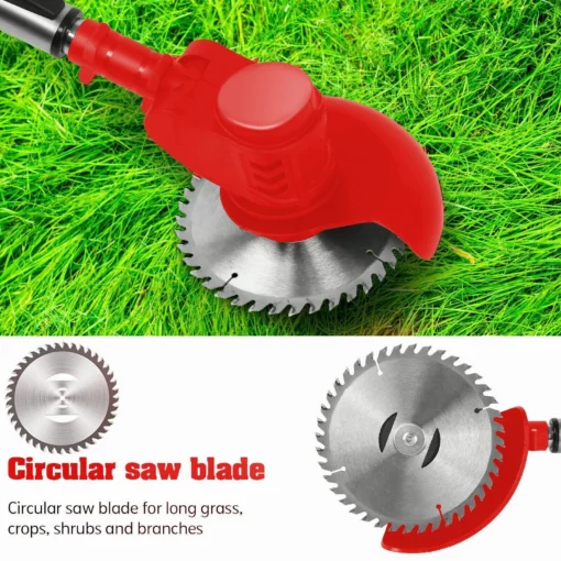 Electric Cordless Battery Operated Weed Eater Grass Trimmer - Image 6