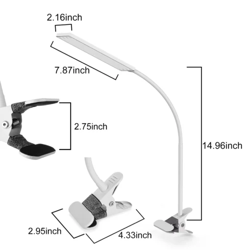 LED Desk Lamp Flexible Reading Light - Image 7