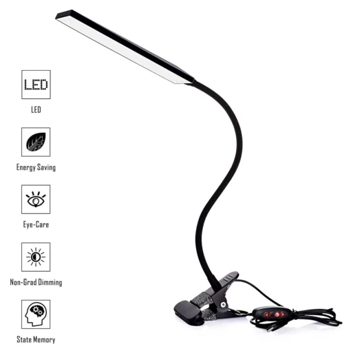 LED Desk Lamp Flexible Reading Light - Image 2