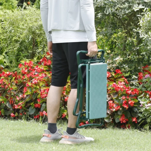 Folding Sturdy Garden Kneeler Pad and Cushion Seat - Image 7
