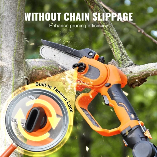Electric Cordless Battery Powered Extendable Pole Saw - Image 8