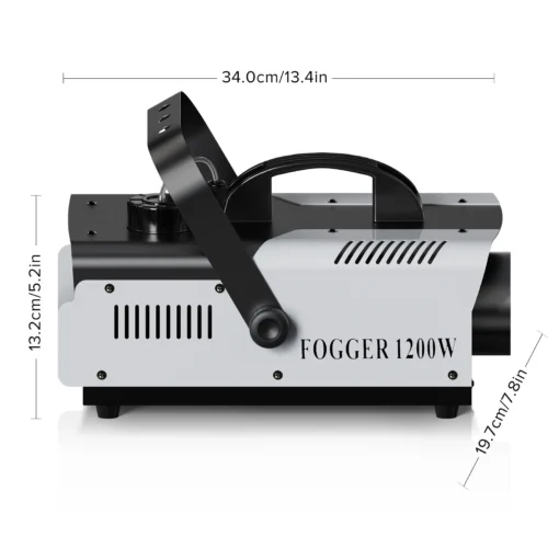 Premium Small Low Lying Fog Haze Machine 1200W - Image 9