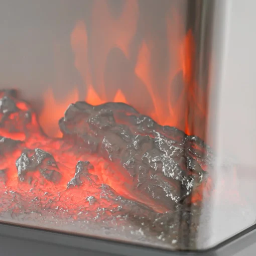 Electric Portable 3D Flame Indoor Space Heater 1500W - Image 12