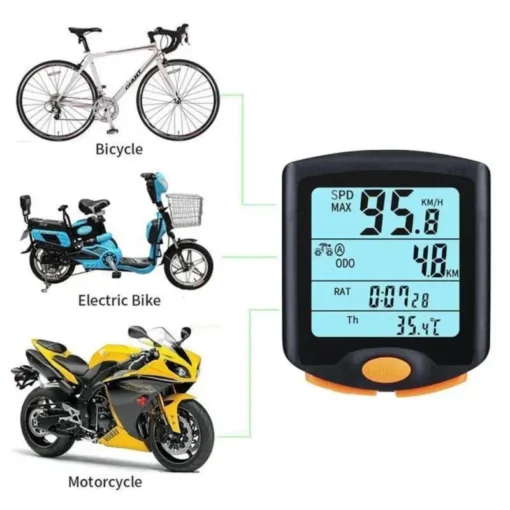 Premium Waterproof Smart Bike Speedometer Computer - Image 3