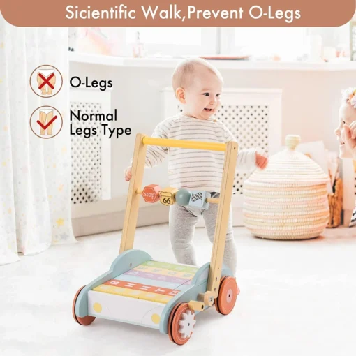 Premium Wooden Baby Push Walker Toy - Image 5