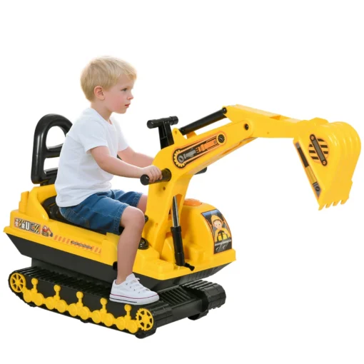 2-in-1 Ride-On Construction Excavator Toy - Image 2