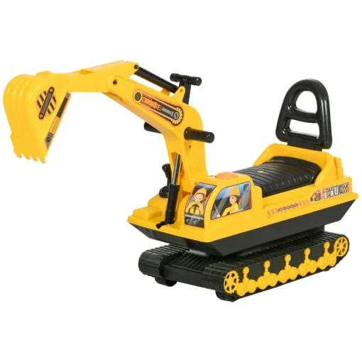 2-in-1 Ride-On Construction Excavator Toy - Image 3