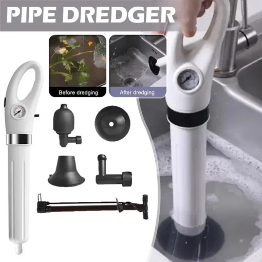 High-Pressure Drain Unblocker and Toilet Plunger - Image 4