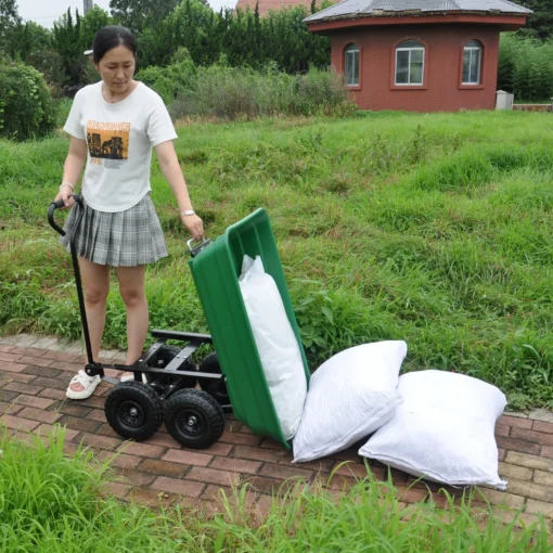 Heavy Duty Garden Utility Wagon Cart 220 Lb - Image 6