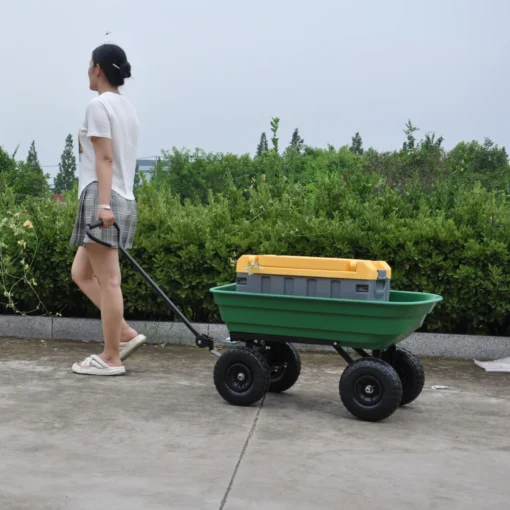 Heavy Duty Garden Utility Wagon Cart 220 Lb - Image 5