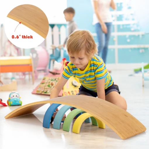Wooden Wobble Balance Board - Image 4