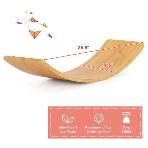 Wooden Wobble Balance Board - Image 6