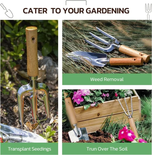 Ultimate Gardening Tote Hand Tool Set 9 pcs - Image 4