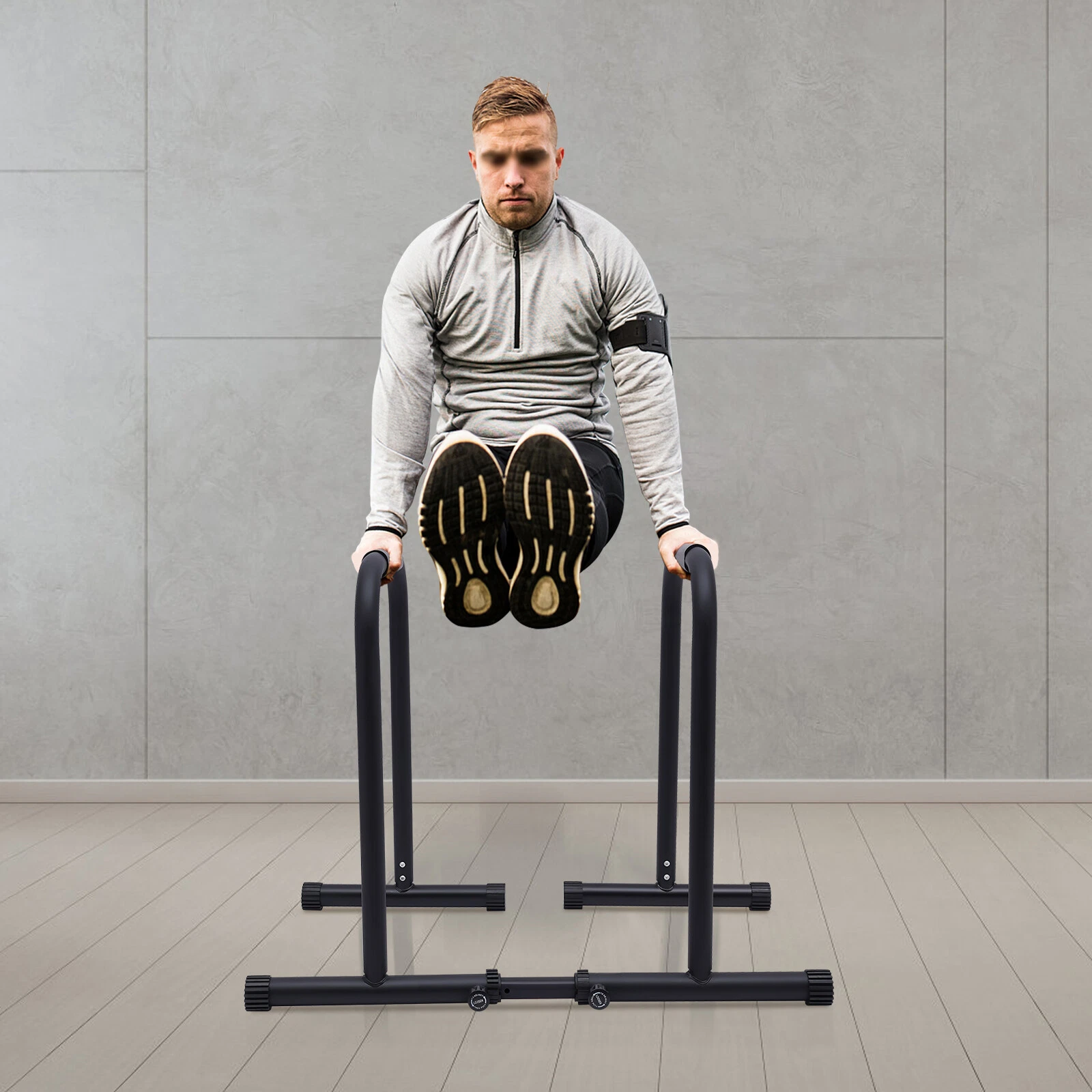 Portable Parallel Home Exercise Dip Station Bar - Image 3