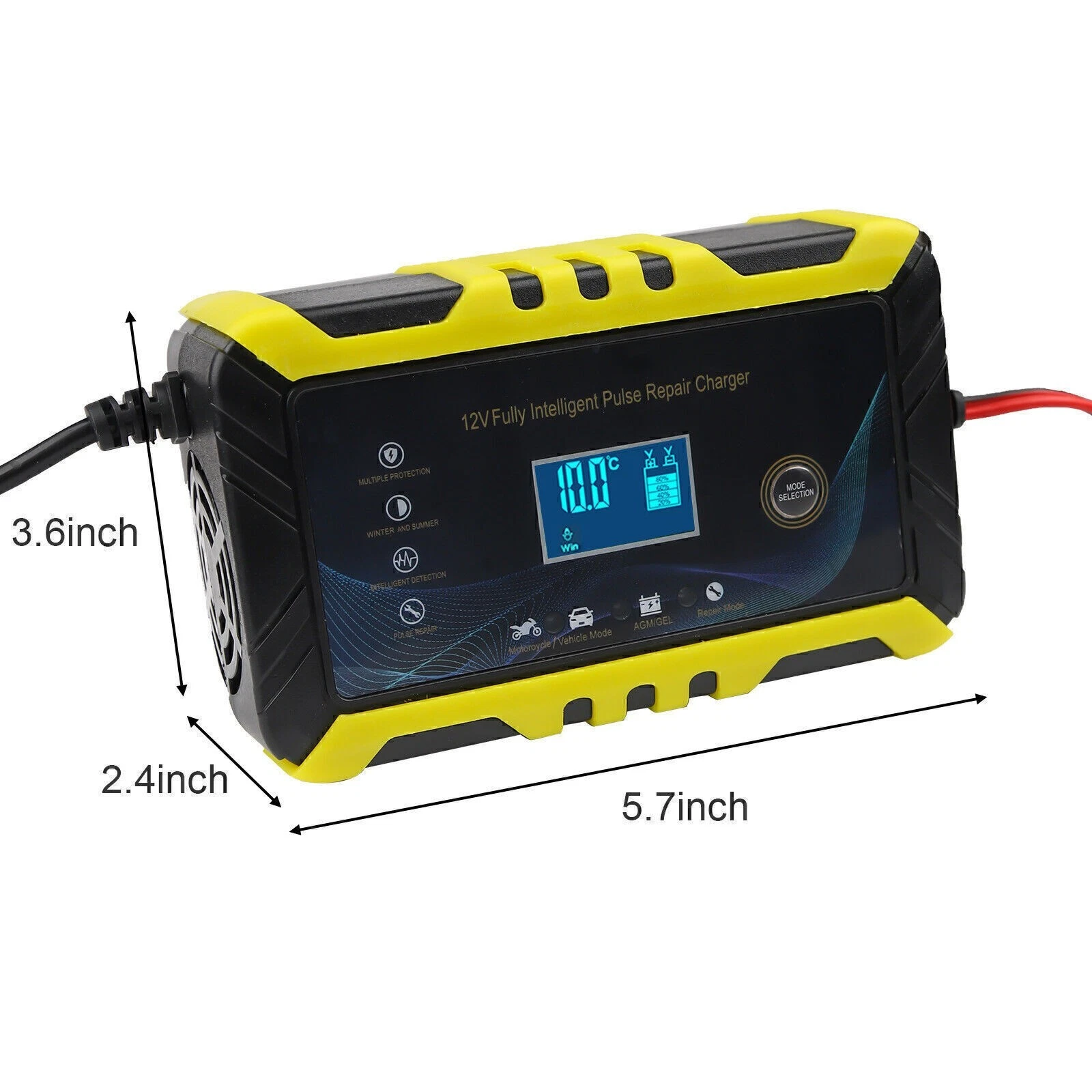 12V Portable Car Battery Charger Automatic - Image 7