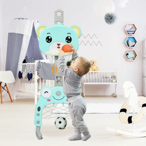 Kids 3 in 1 Indoor Basketball Hoop Goal - Image 3