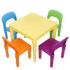 Colorful Kids Activity Learning Play Table And Chairs Set