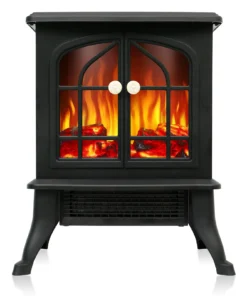 1500W Electric Infrared Fireplace Heater with 3D Flame