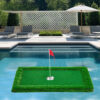 Floating Golf Green for Pool Chipping Green Mat With Ball Retriever