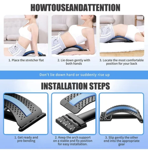 Curved Back Pain Stretcher Support Device - Image 2