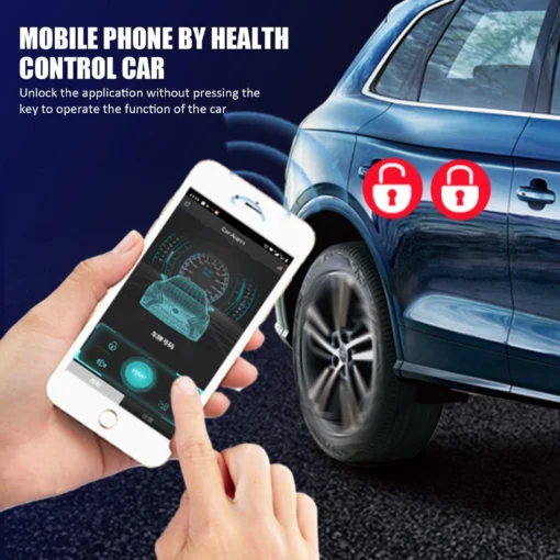 Universal Car Anti Theft Security Alarm System With Remotes - Image 5