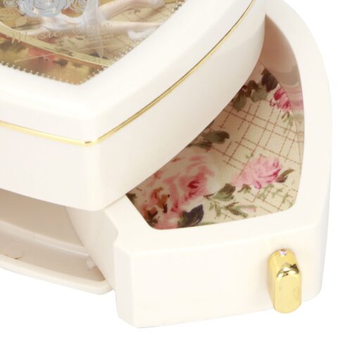 Antique Wind Up Ballerina Musical Jewelry Box - Image 4